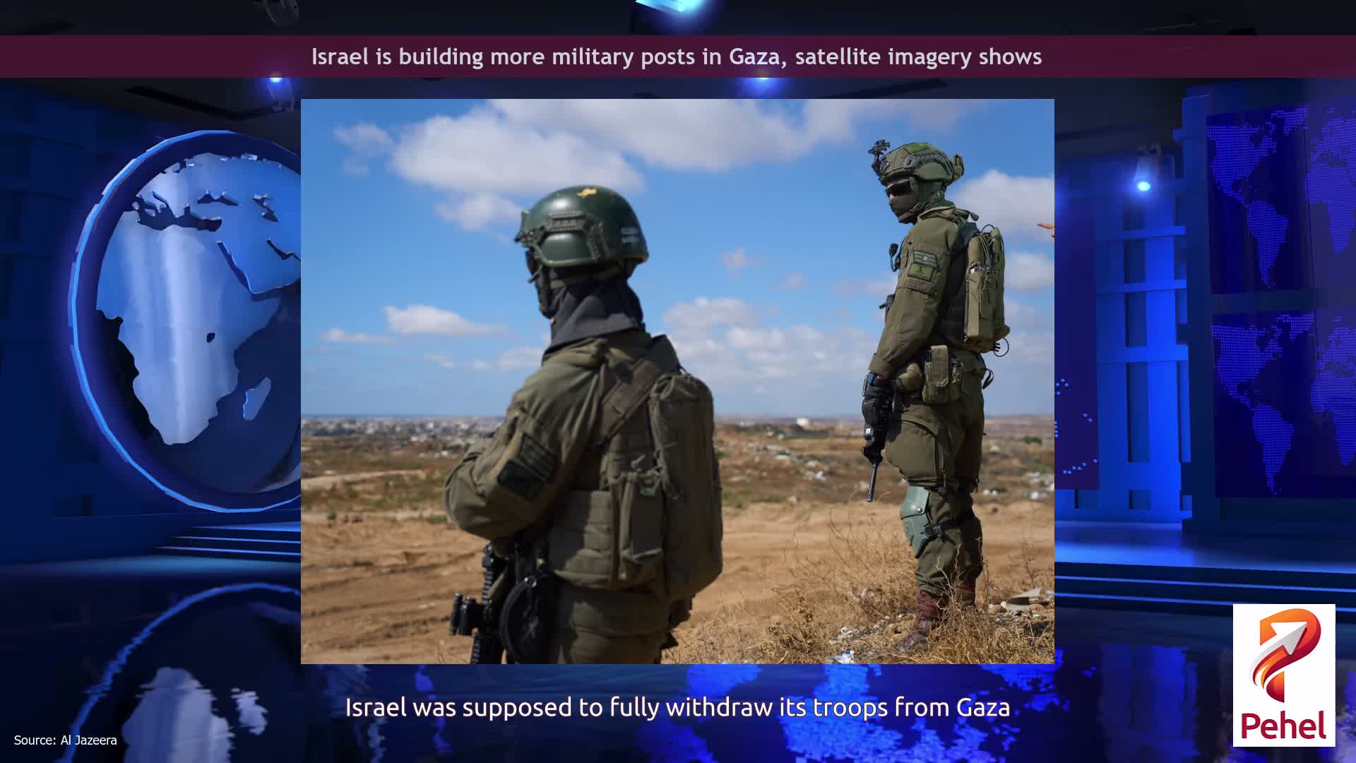 Israel is building more military posts in Gaza, satellite imagery shows