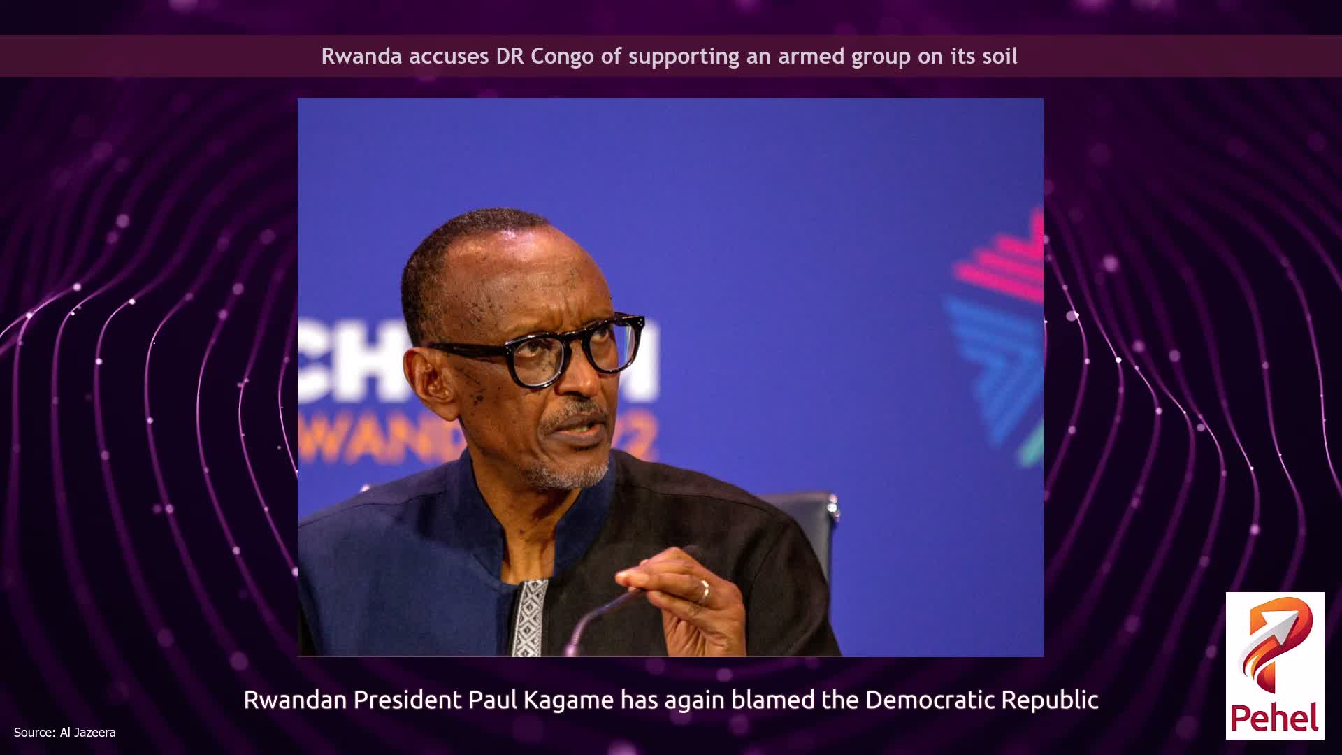 Rwanda accuses DR Congo of supporting an armed group on its soil