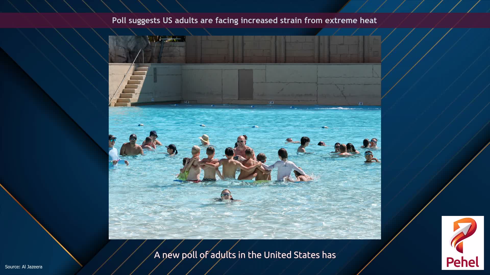 Poll suggests US adults are facing increased strain from extreme heat