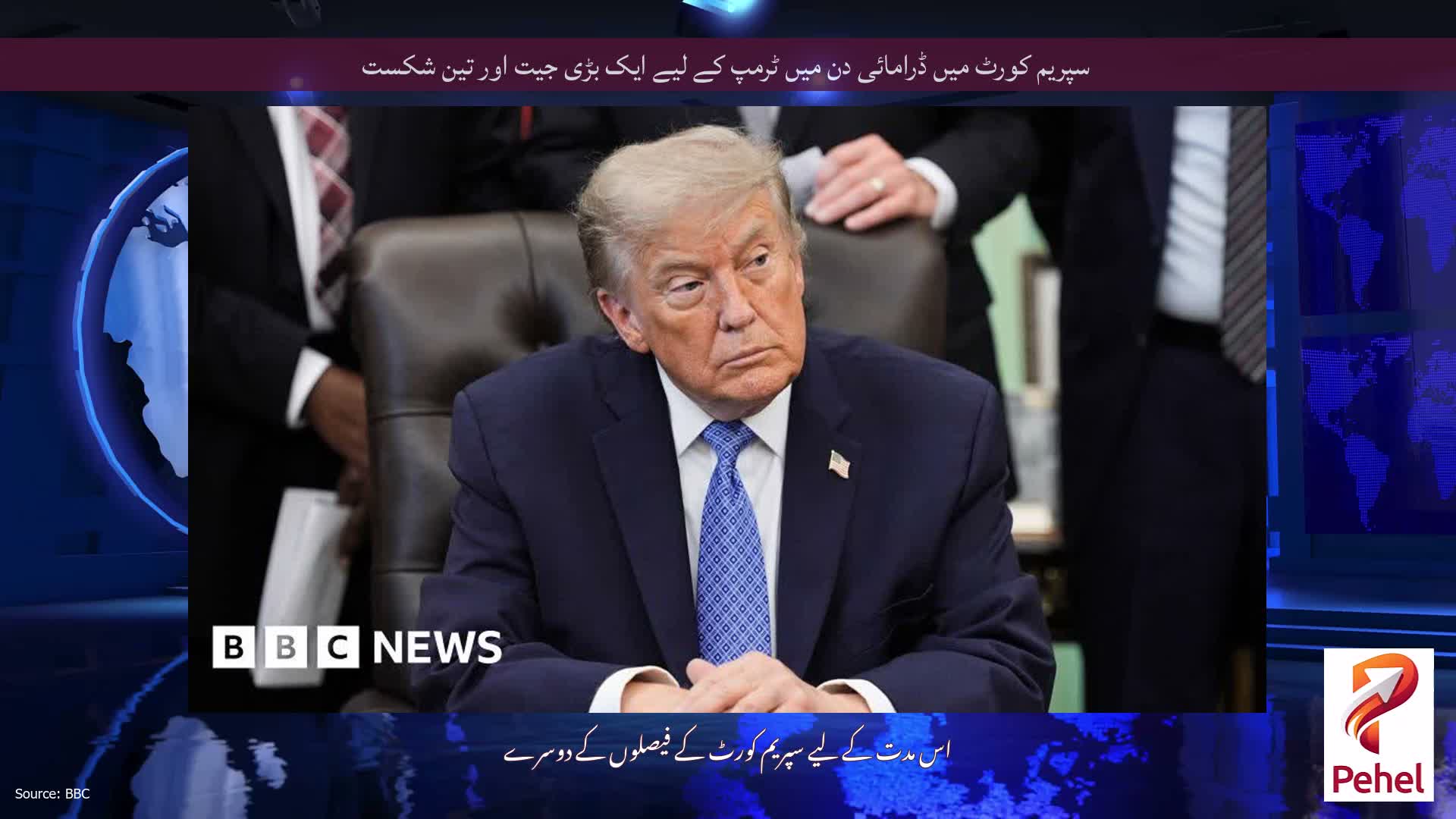 سپریم کورٹ میں ڈرامائی دن میں ٹرمپ کے لیے ایک بڑی جیت اور تین شکست
