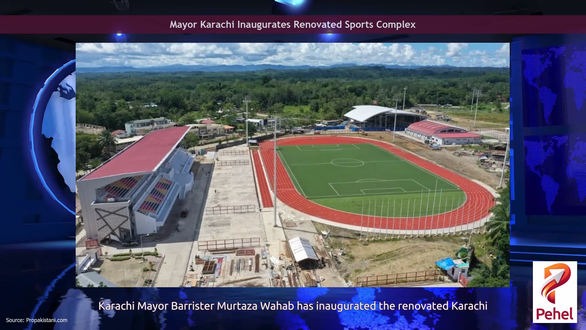 Mayor Karachi Inaugurates Renovated Sports Complex