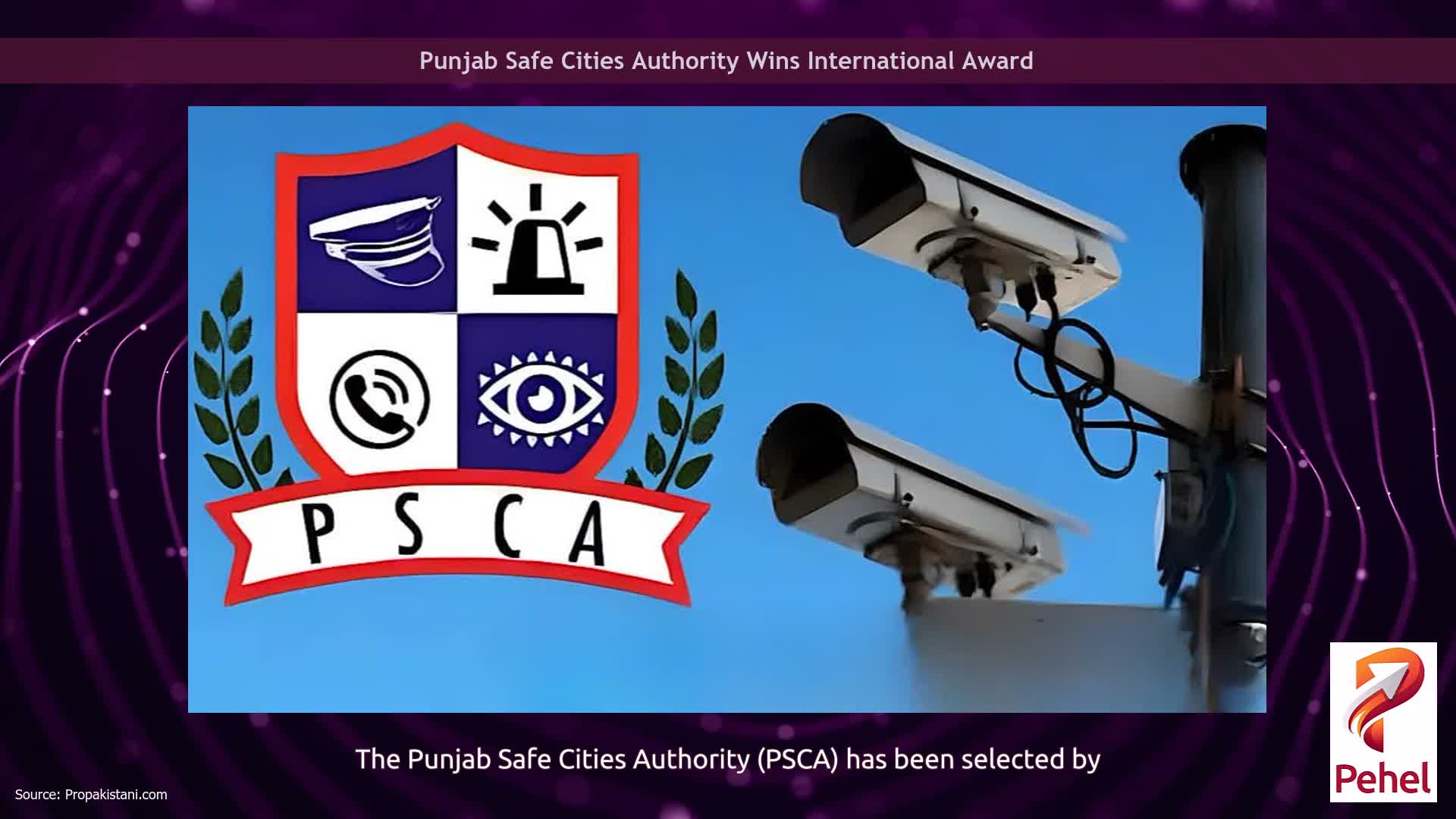 Punjab Safe Cities Authority Wins International Award