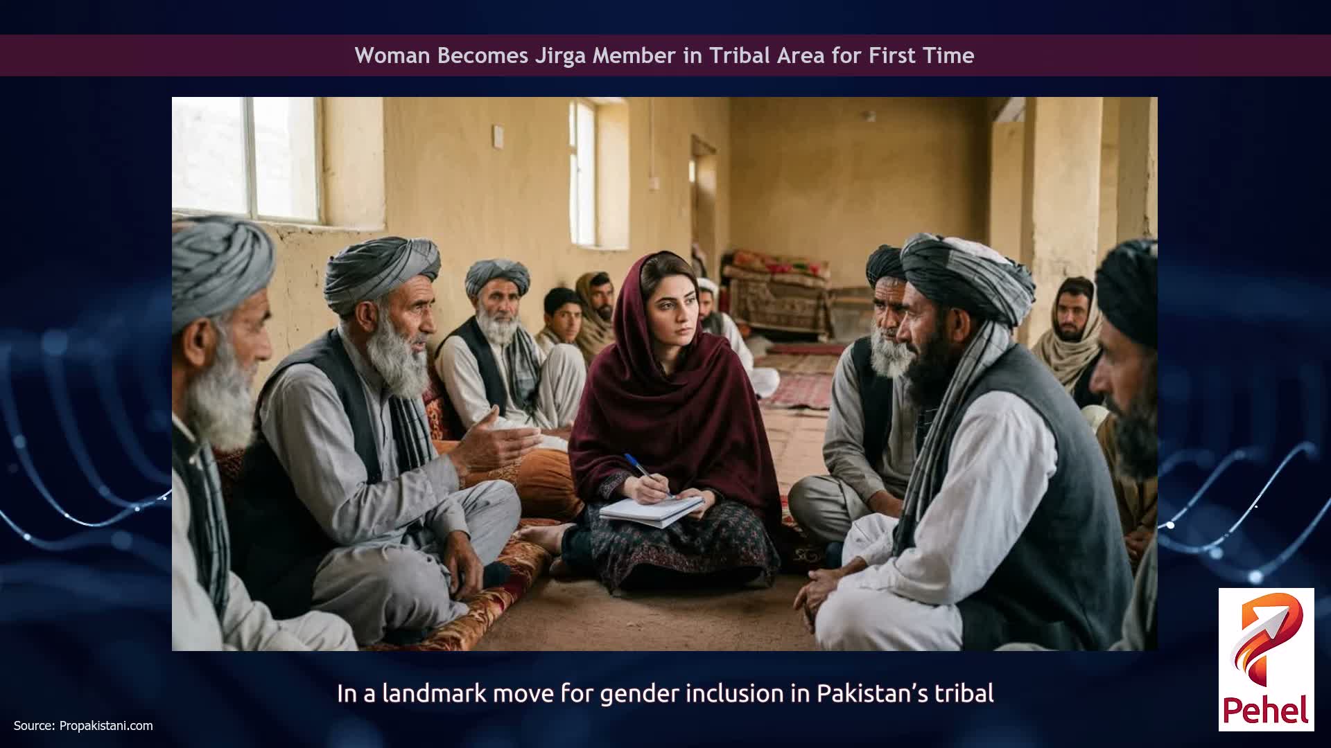Woman Becomes Jirga Member in Tribal Area for First Time