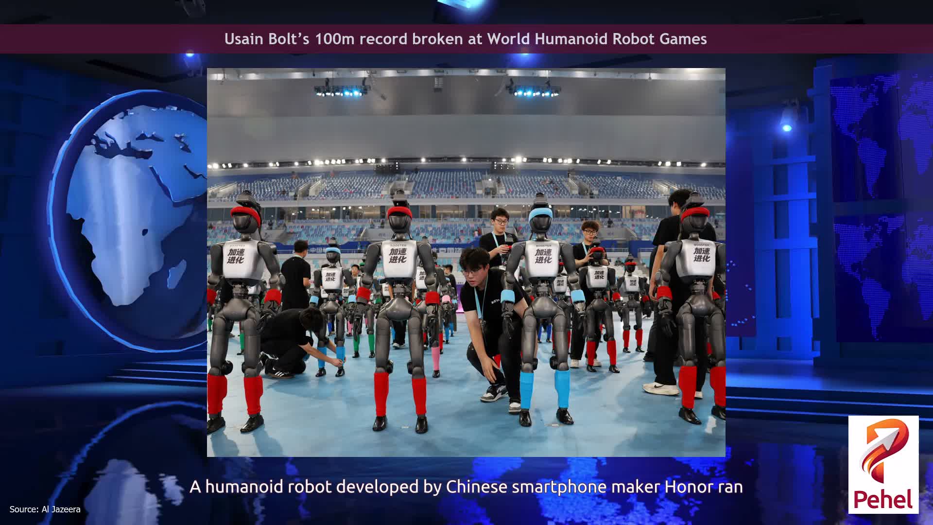 Usain Bolt’s 100m record broken at World Humanoid Robot Games