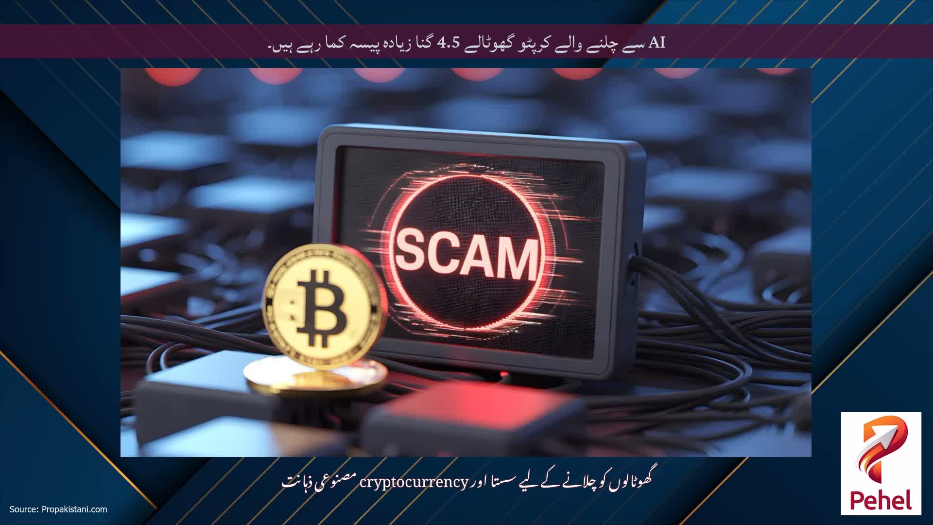 AI سے چلنے والے کرپٹو گھوٹالے 4.5 گنا زیادہ پیسہ کما رہے ہیں۔
