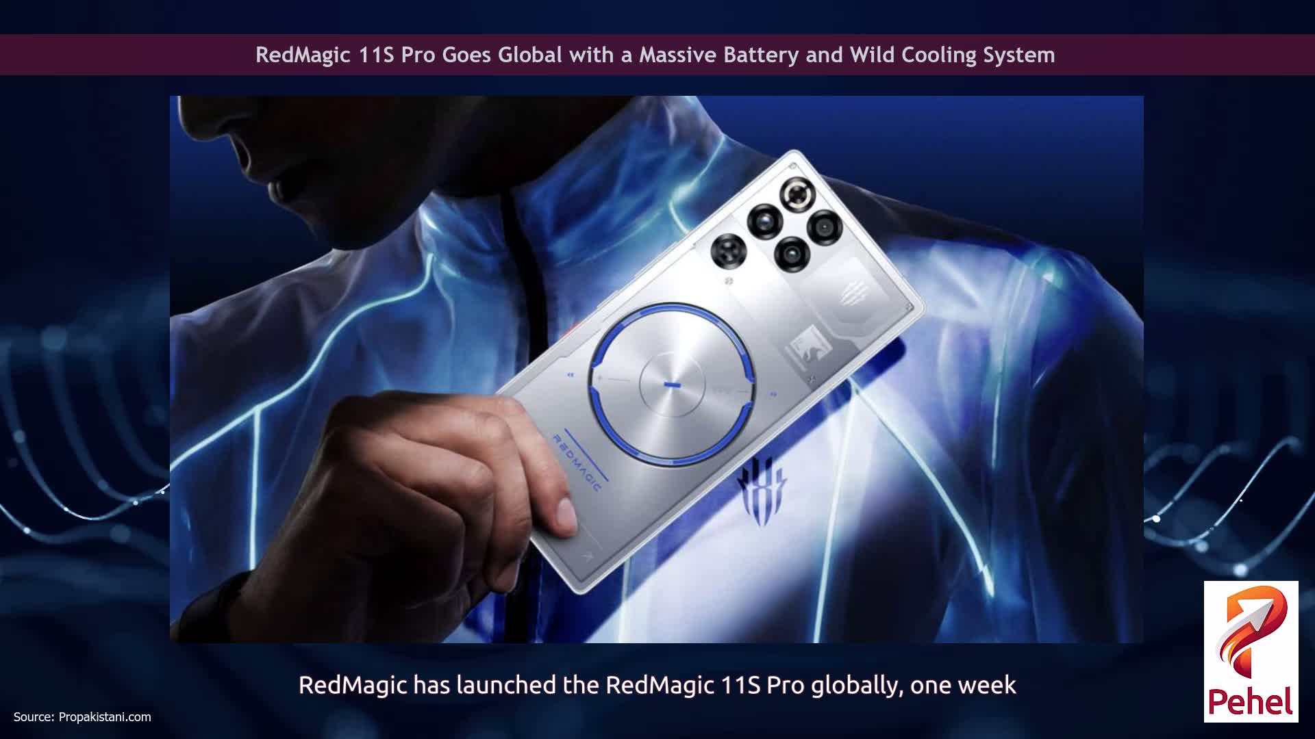 RedMagic 11S Pro Goes Global with a Massive Battery and Wild Cooling System