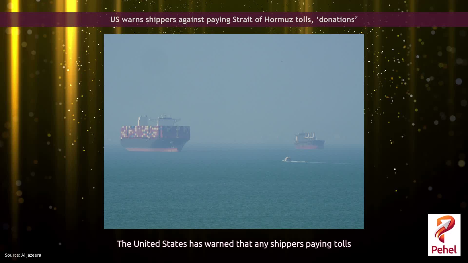 US warns shippers against paying Strait of Hormuz tolls, ‘donations’