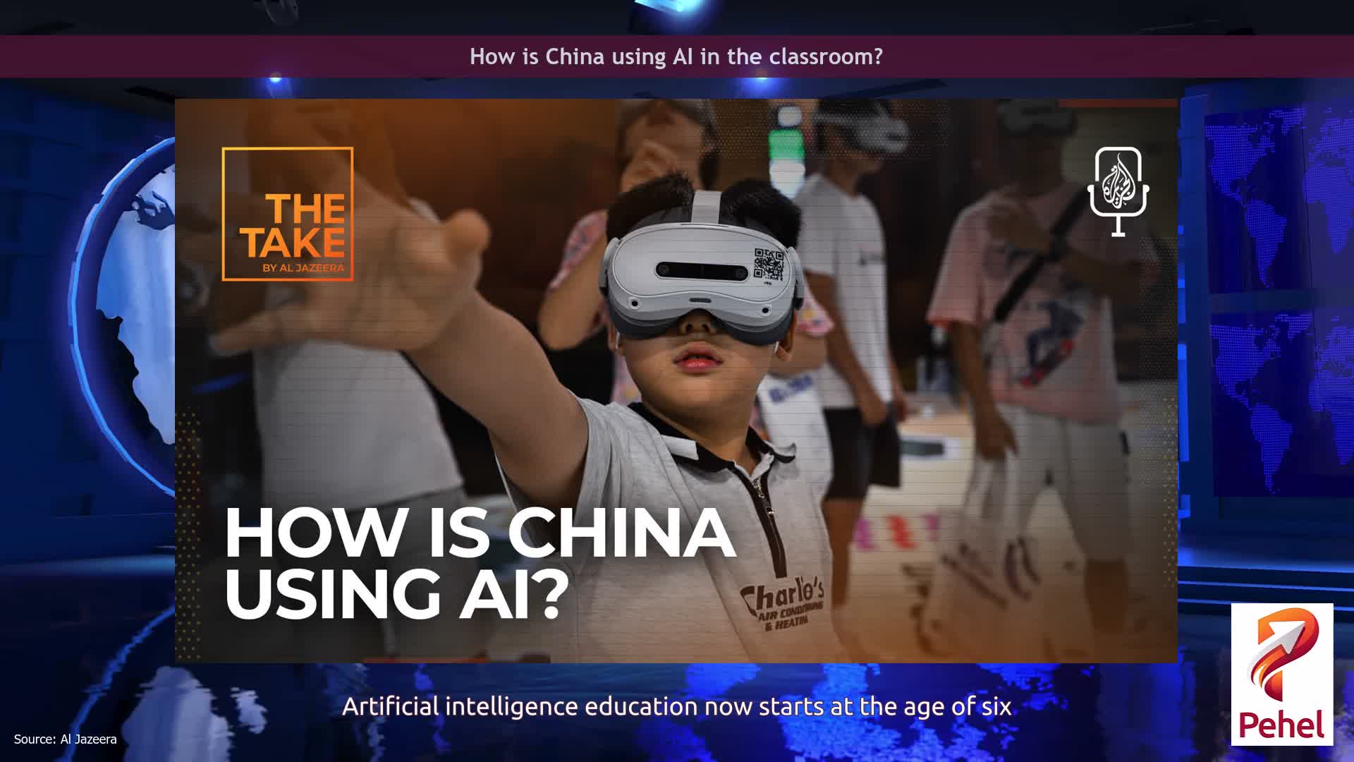 How is China using AI in the classroom?