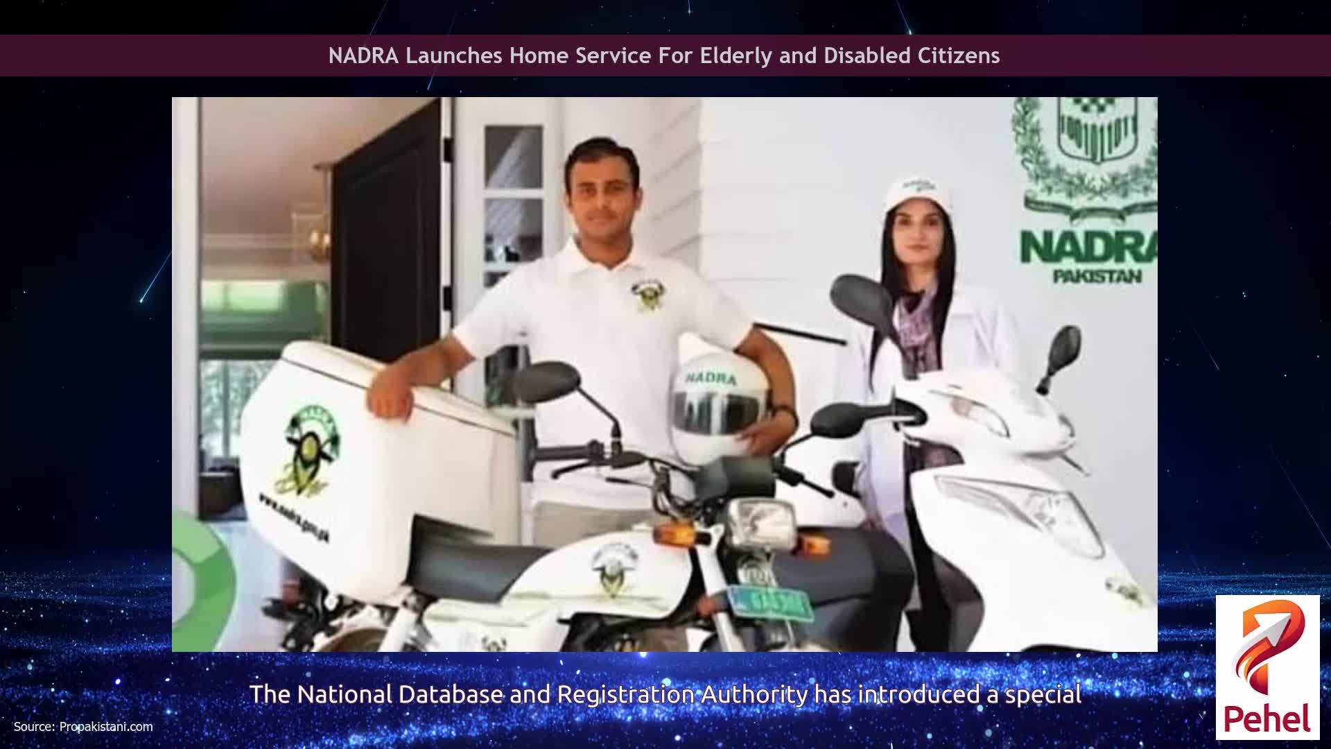 NADRA Launches Home Service For Elderly and Disabled Citizens