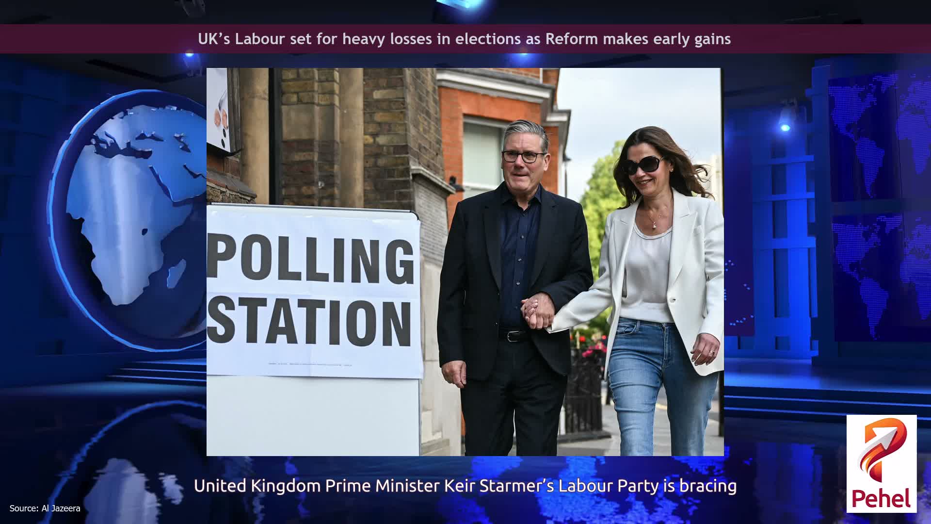 UK’s Labour set for heavy losses in elections as Reform makes early gains
