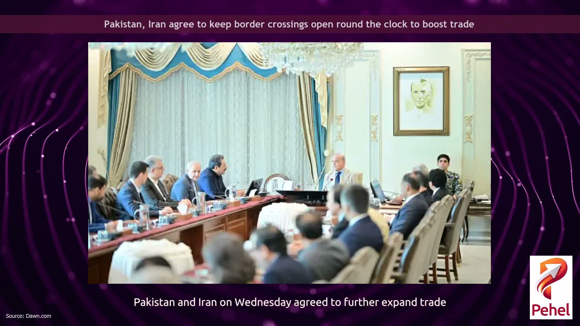 Pakistan, Iran agree to keep border crossings open round the clock to boost trade
