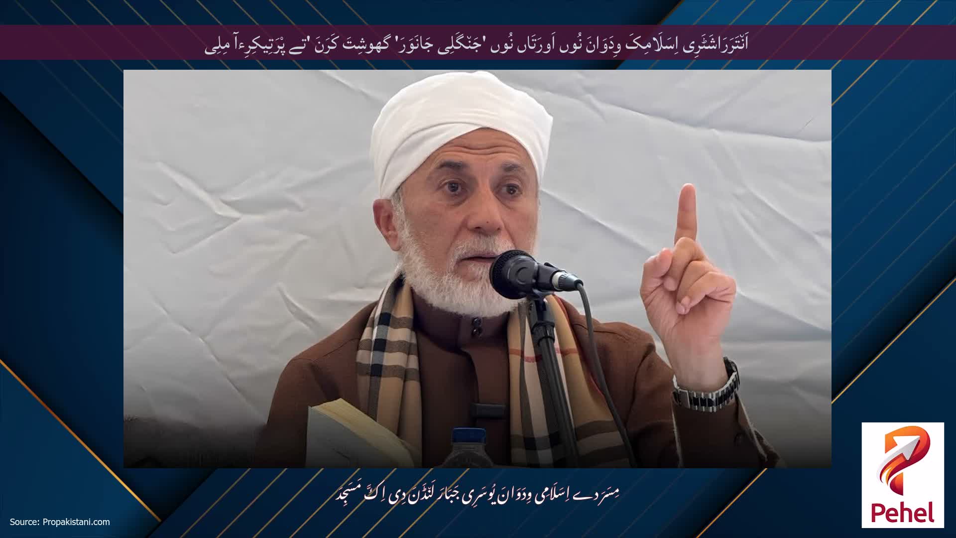 اَن٘تَرَرَاشَٹَرِی اِسَلَامِکَ وِدَوَانَ نُوں اَورَتَاں نُوں 'جَن٘گَلِی جَانَوَرَ' گھوشِتَ کَرَنَ 'تے پْرَتِیکِرِءآ مِلِی