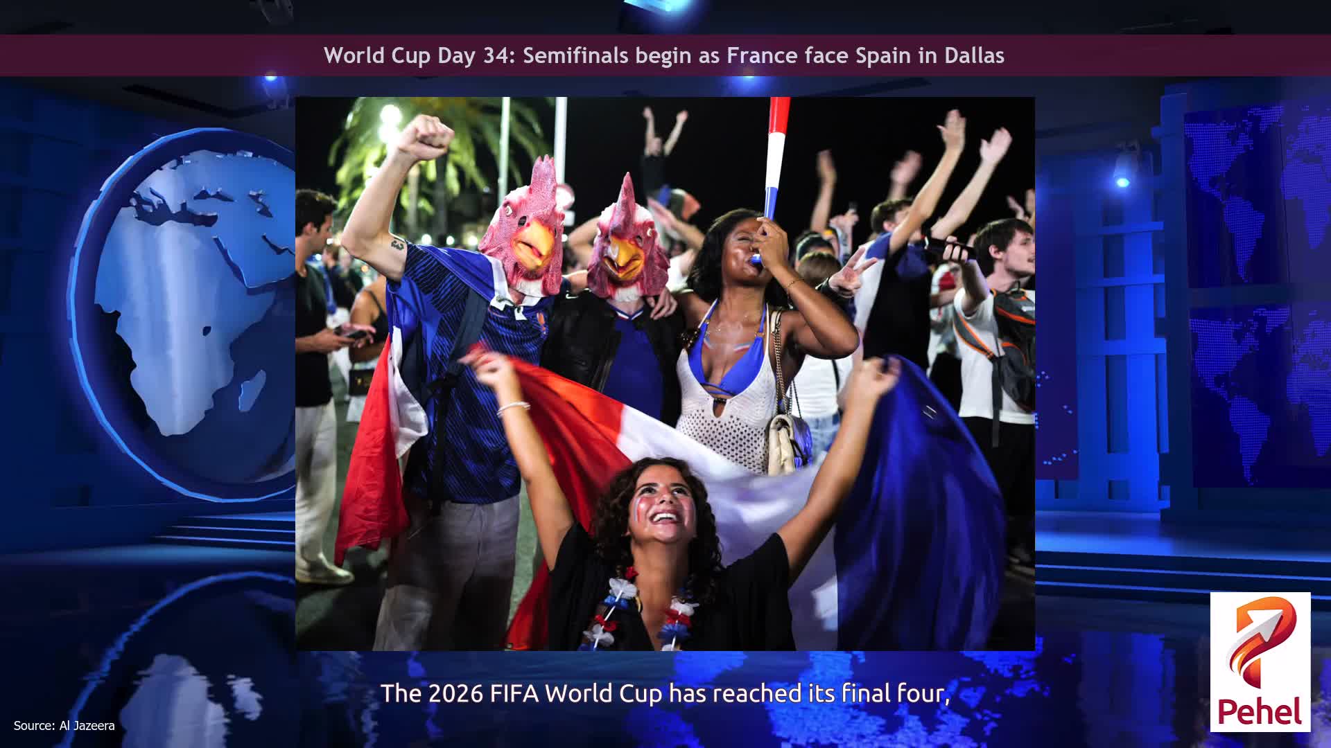 World Cup Day 34: Semifinals begin as France face Spain in Dallas