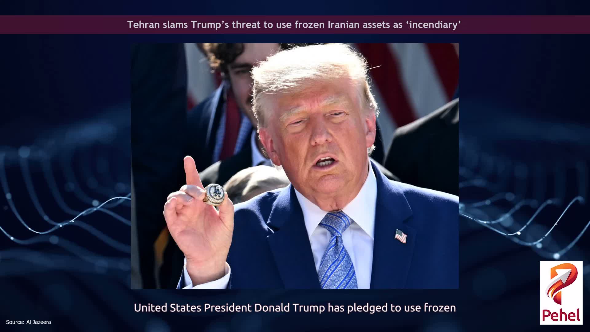 Tehran slams Trump’s threat to use frozen Iranian assets as ‘incendiary’