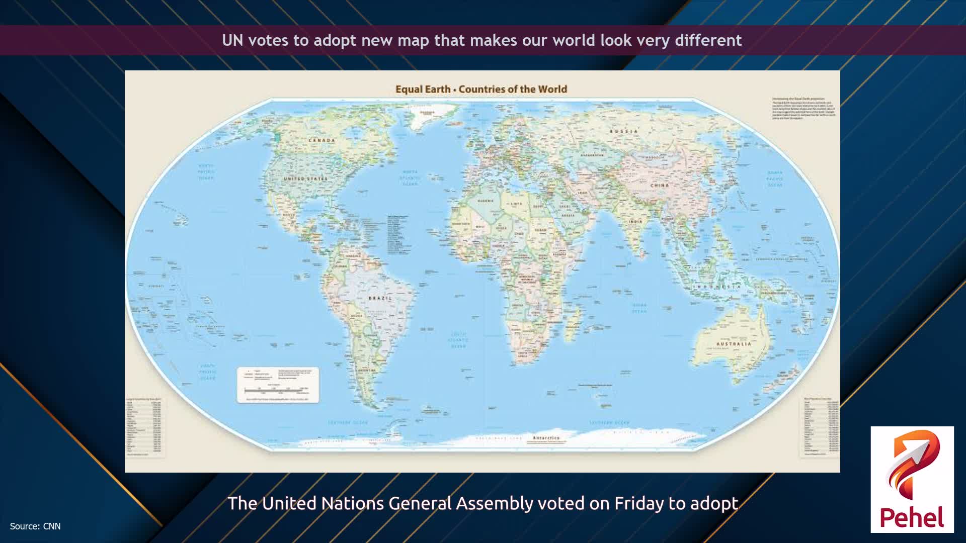 UN votes to adopt new map that makes our world look very different