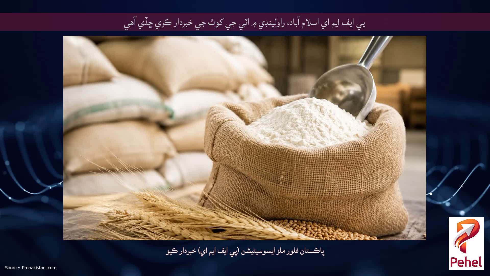 پي ايف ايم اي اسلام آباد، راولپنڊي ۾ اٽي جي کوٽ جي خبردار ڪري ڇڏي آهي