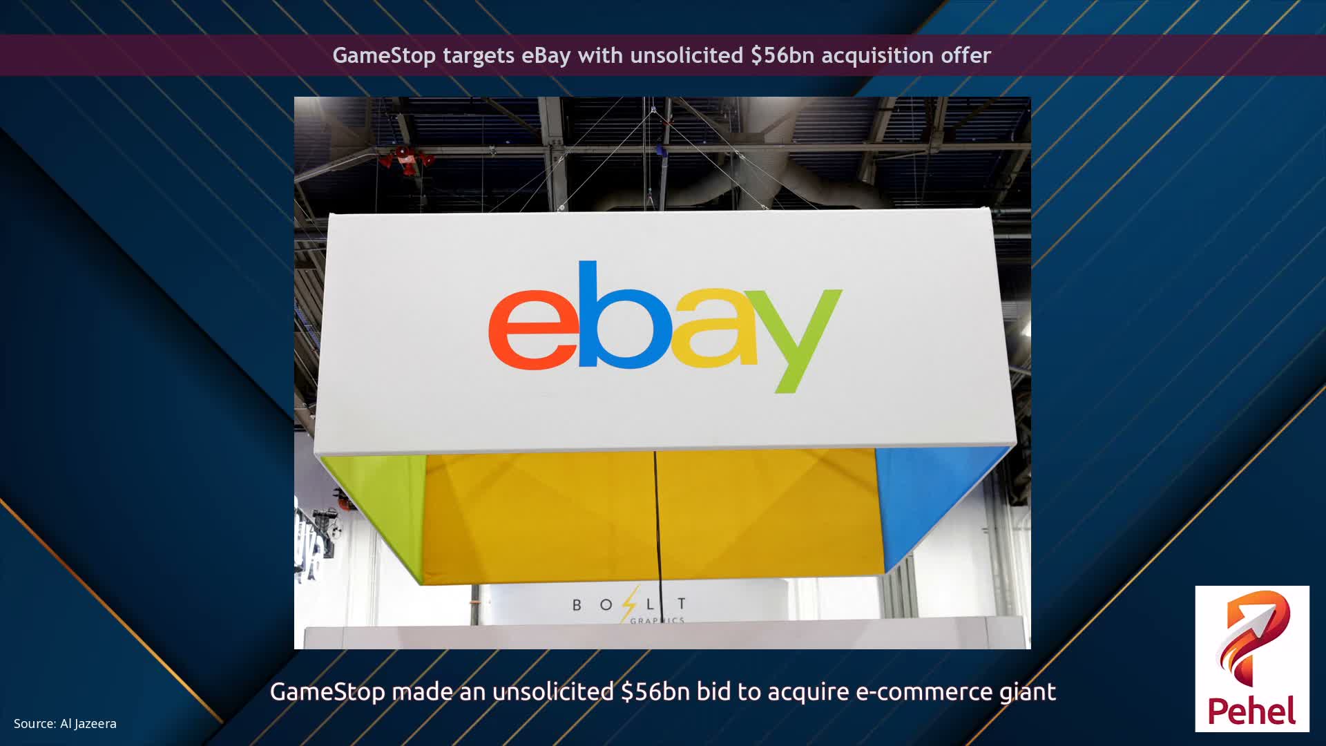 GameStop targets eBay with unsolicited $56bn acquisition offer