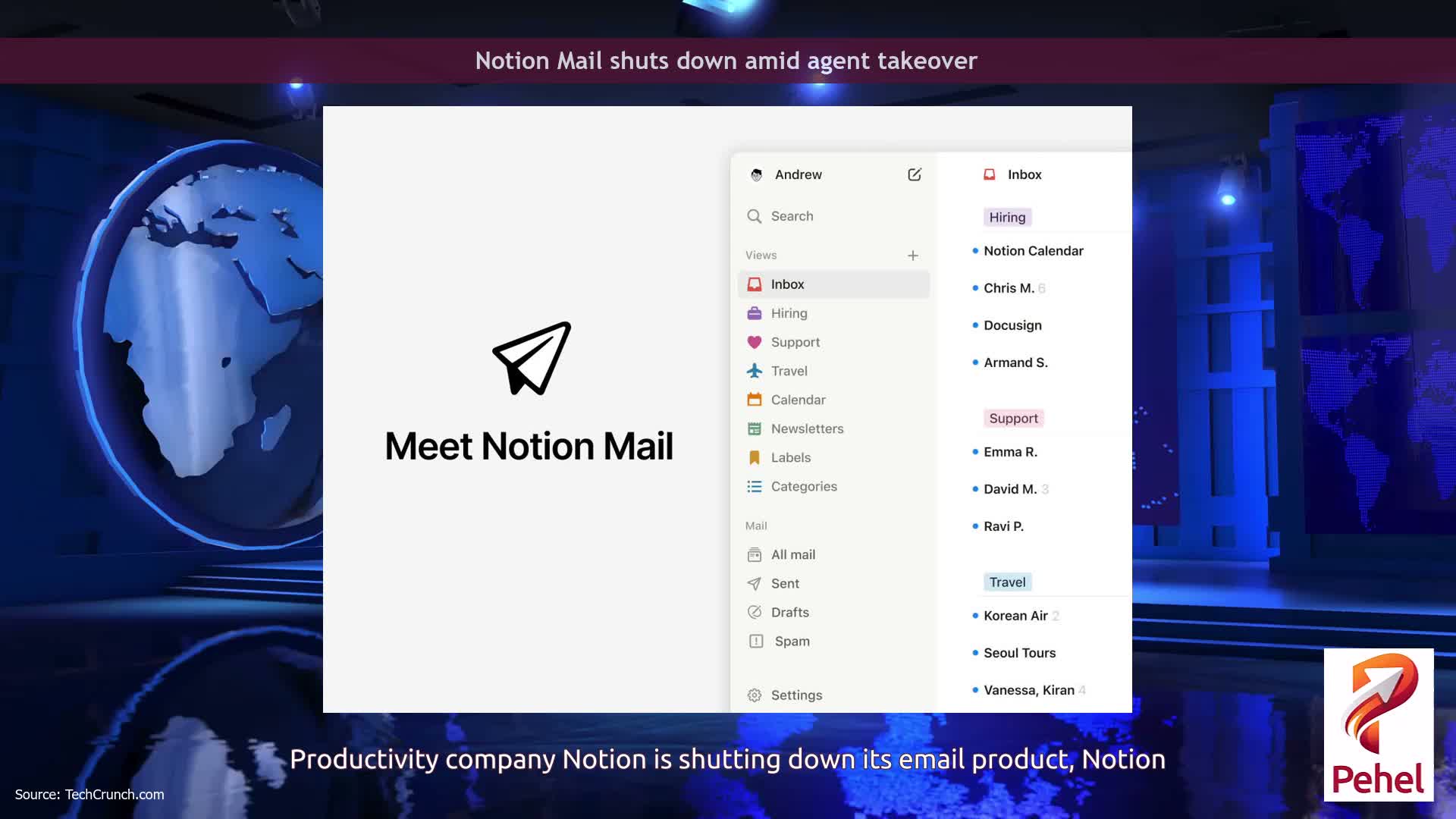 Notion Mail shuts down amid agent takeover