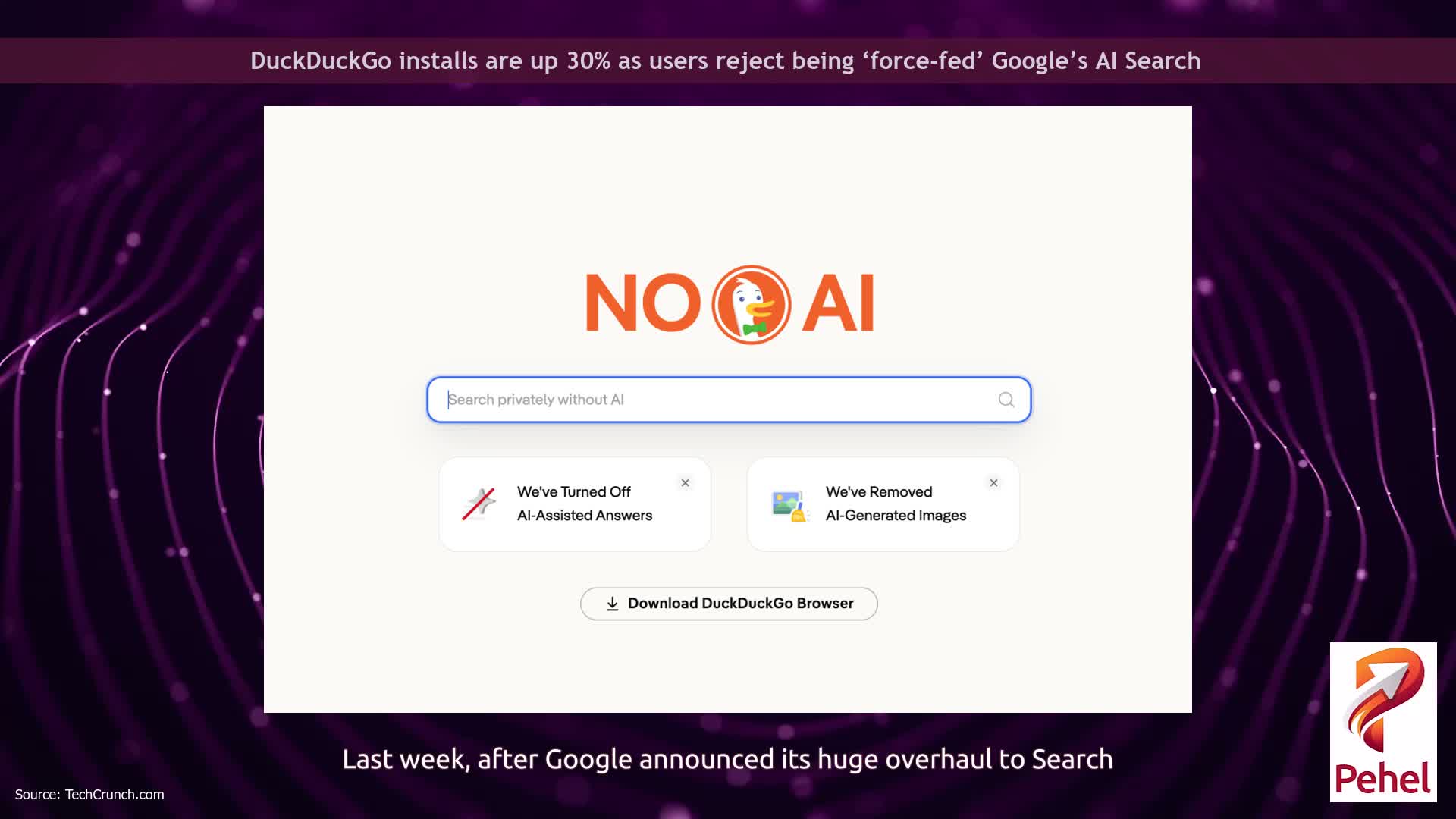 DuckDuckGo installs are up 30% as users reject being ‘force-fed’ Google’s AI Search