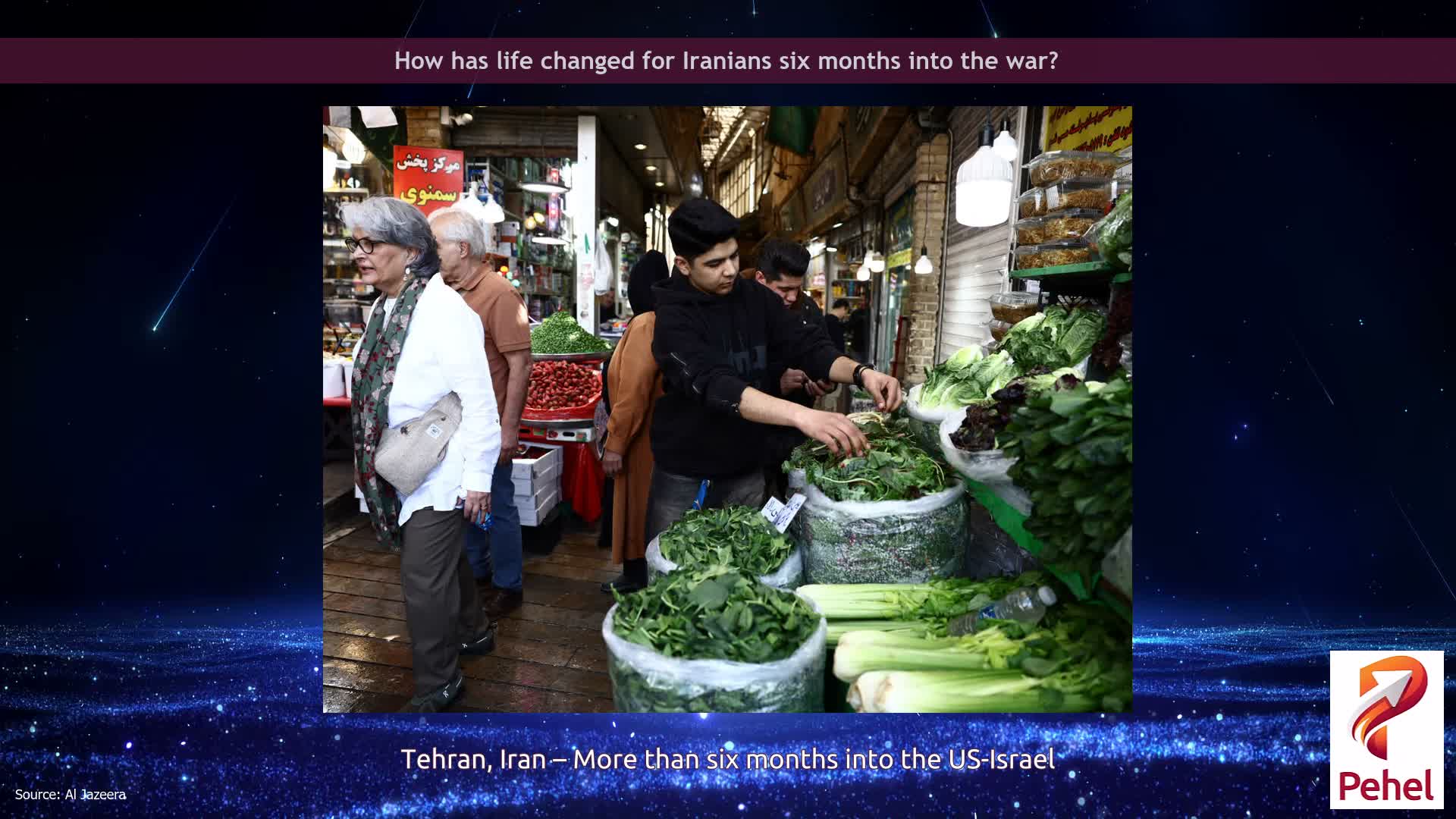 How has life changed for Iranians six months into the war?