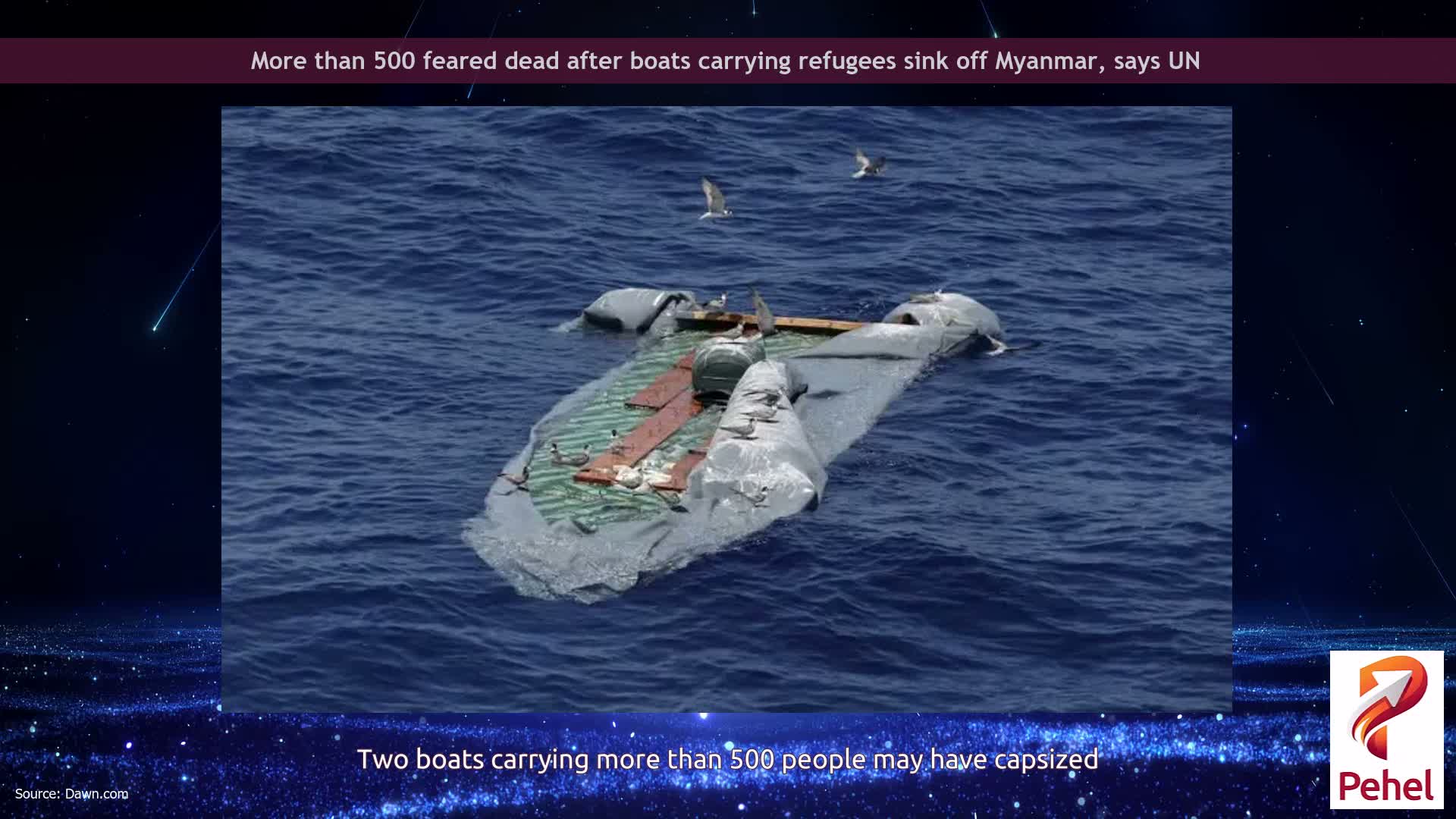 More than 500 feared dead after boats carrying refugees sink off Myanmar, says UN