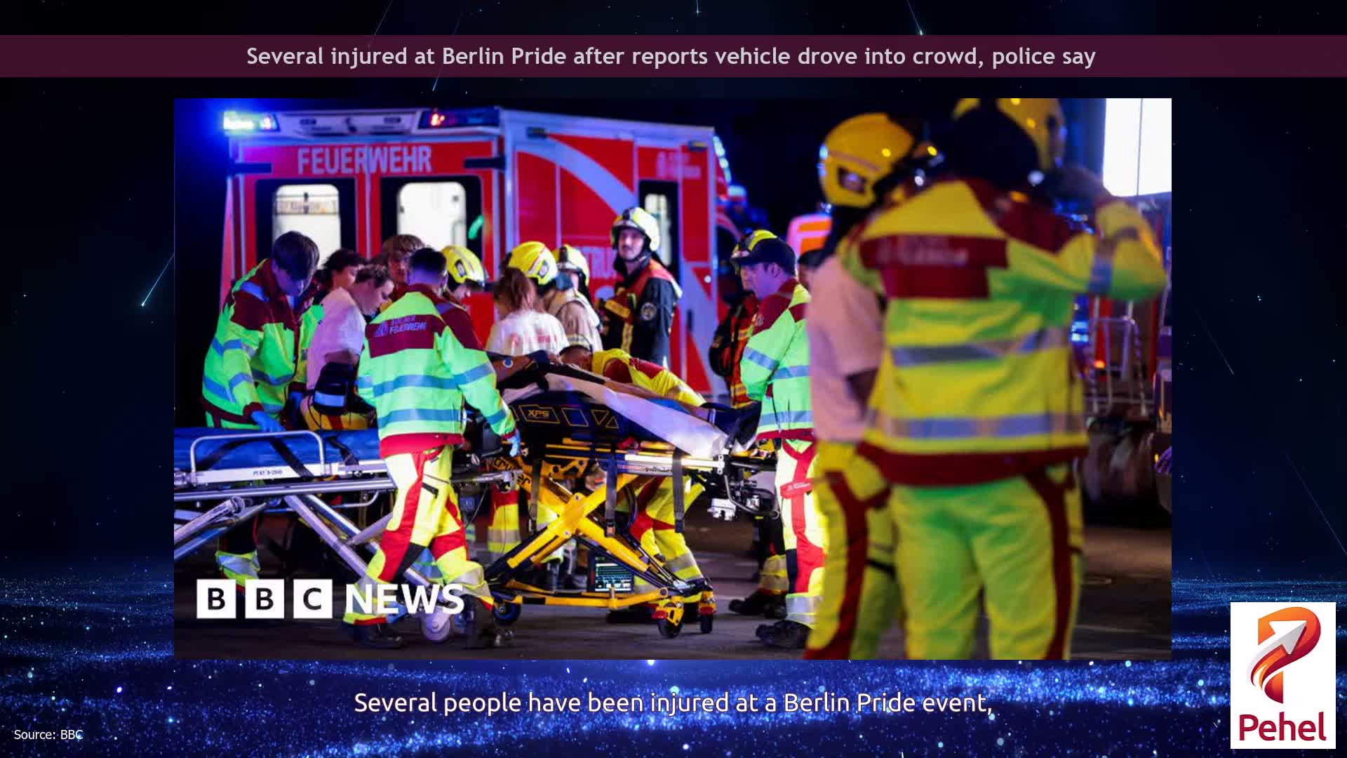 Several injured at Berlin Pride after reports vehicle drove into crowd, police say