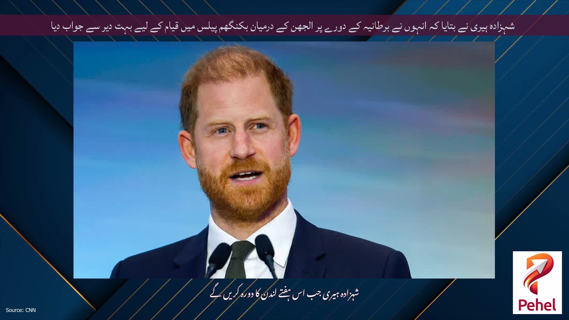 شہزادہ ہیری نے بتایا کہ انہوں نے برطانیہ کے دورے پر الجھن کے درمیان بکنگھم پیلس میں قیام کے لیے بہت دیر سے جواب دیا