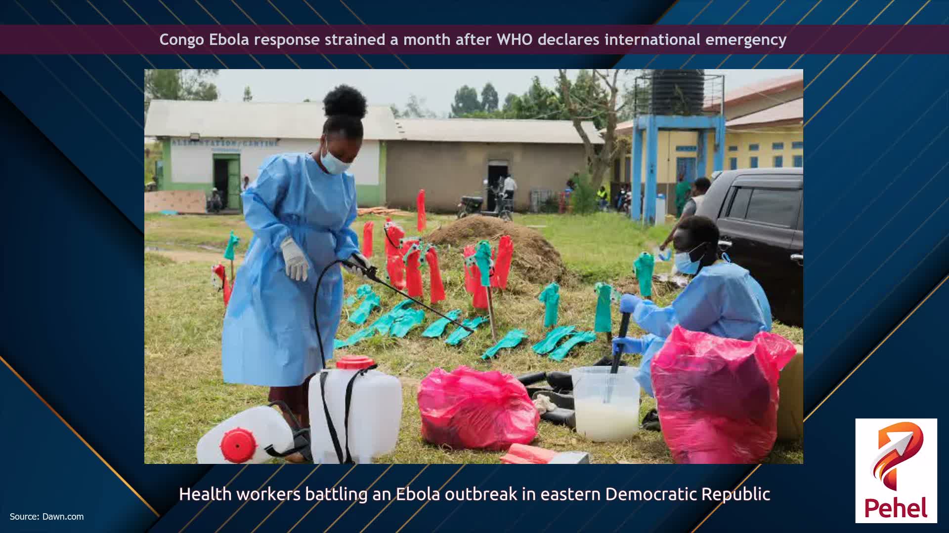 Congo Ebola response strained a month after WHO declares international emergency