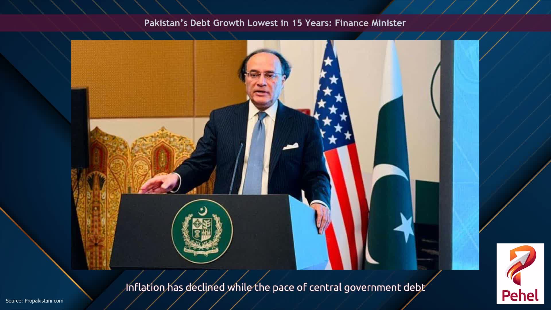 Pakistan’s Debt Growth Lowest in 15 Years: Finance Minister