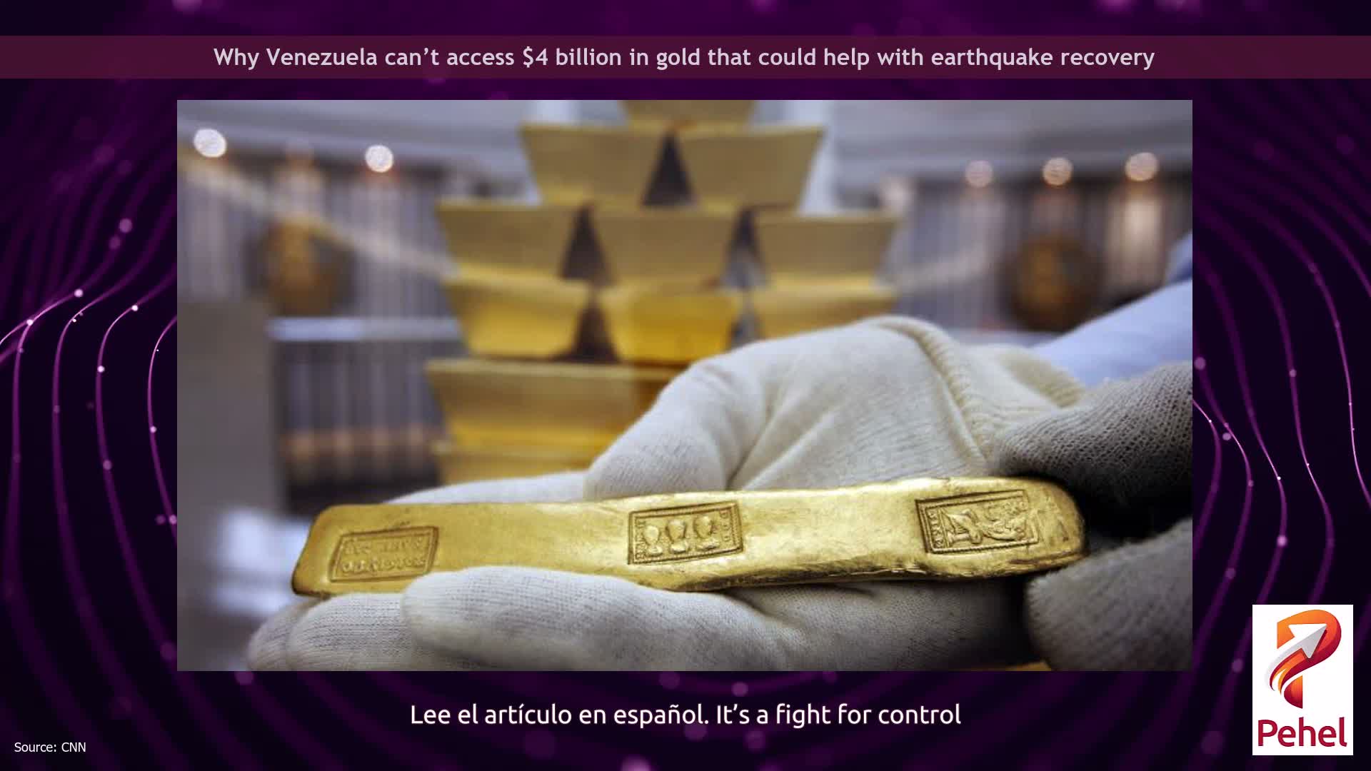 Why Venezuela can’t access $4 billion in gold that could help with earthquake recovery