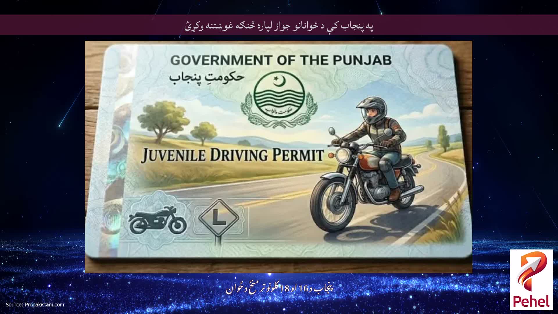 په پنجاب کې د ځوانانو جواز لپاره څنګه غوښتنه وکړئ