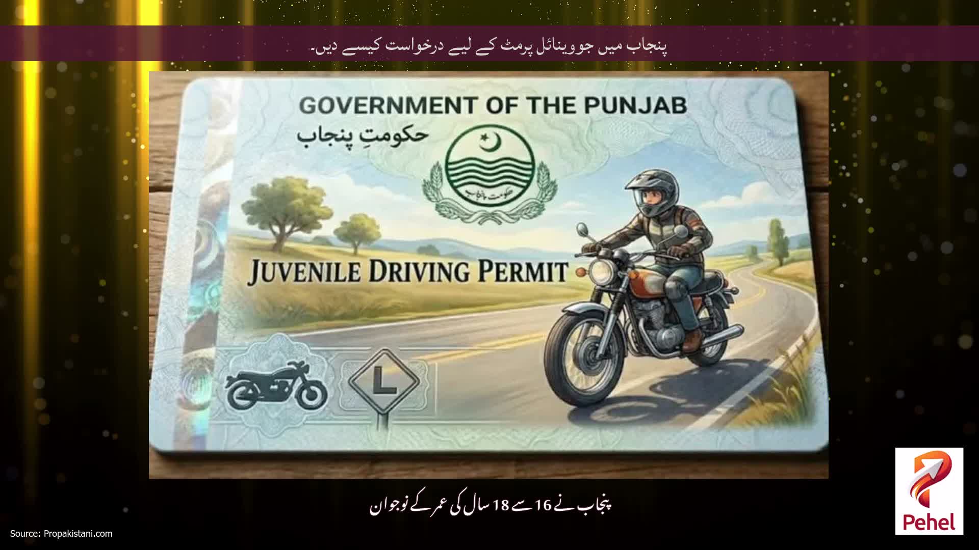 پنجاب میں جووینائل پرمٹ کے لیے درخواست کیسے دیں۔