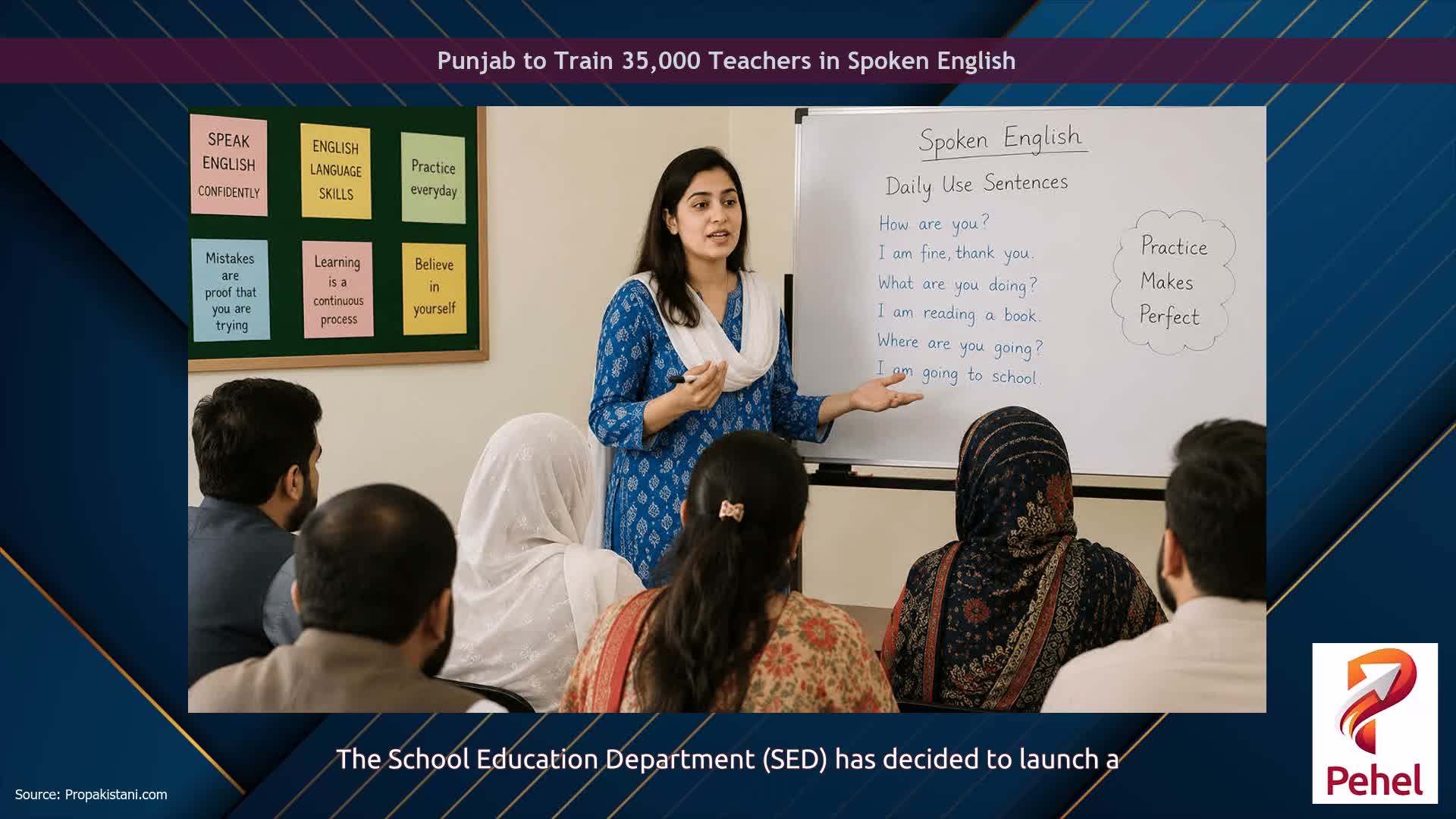 Punjab to Train 35,000 Teachers in Spoken English