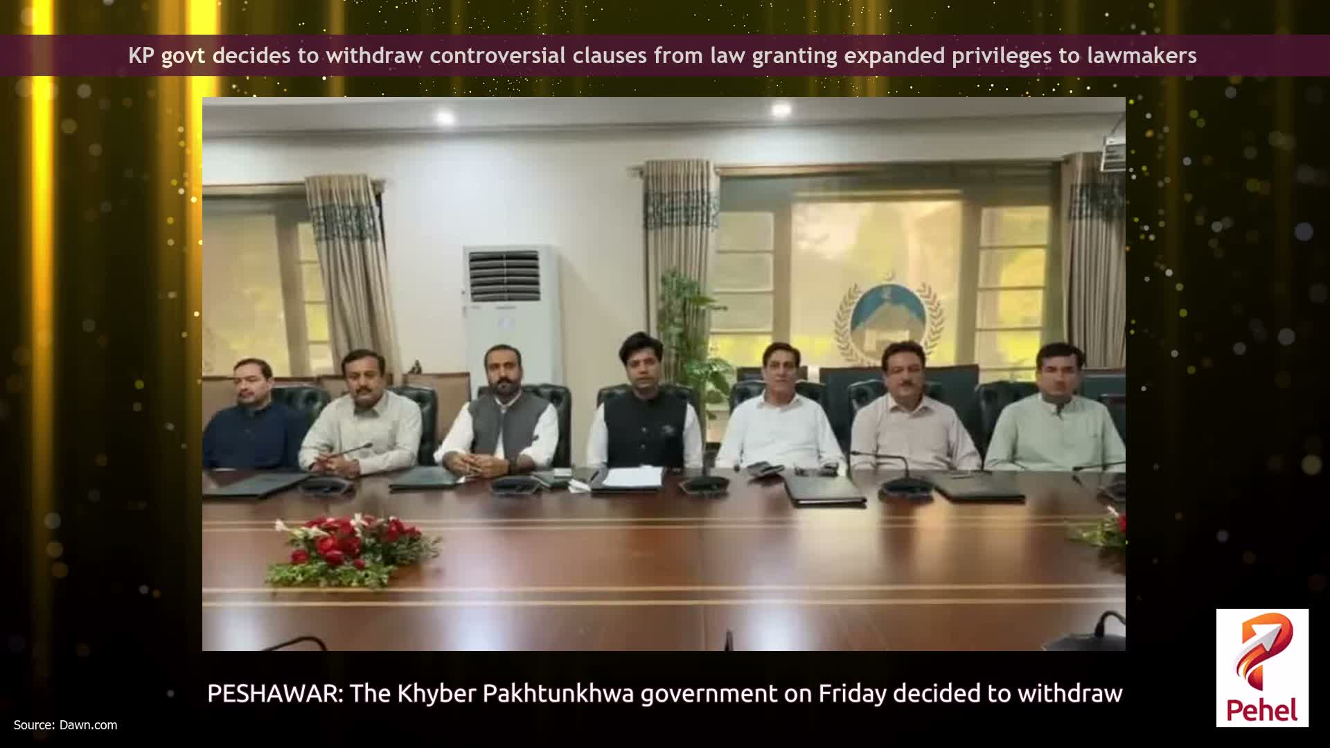 KP govt decides to withdraw controversial clauses from law granting expanded privileges to lawmakers
