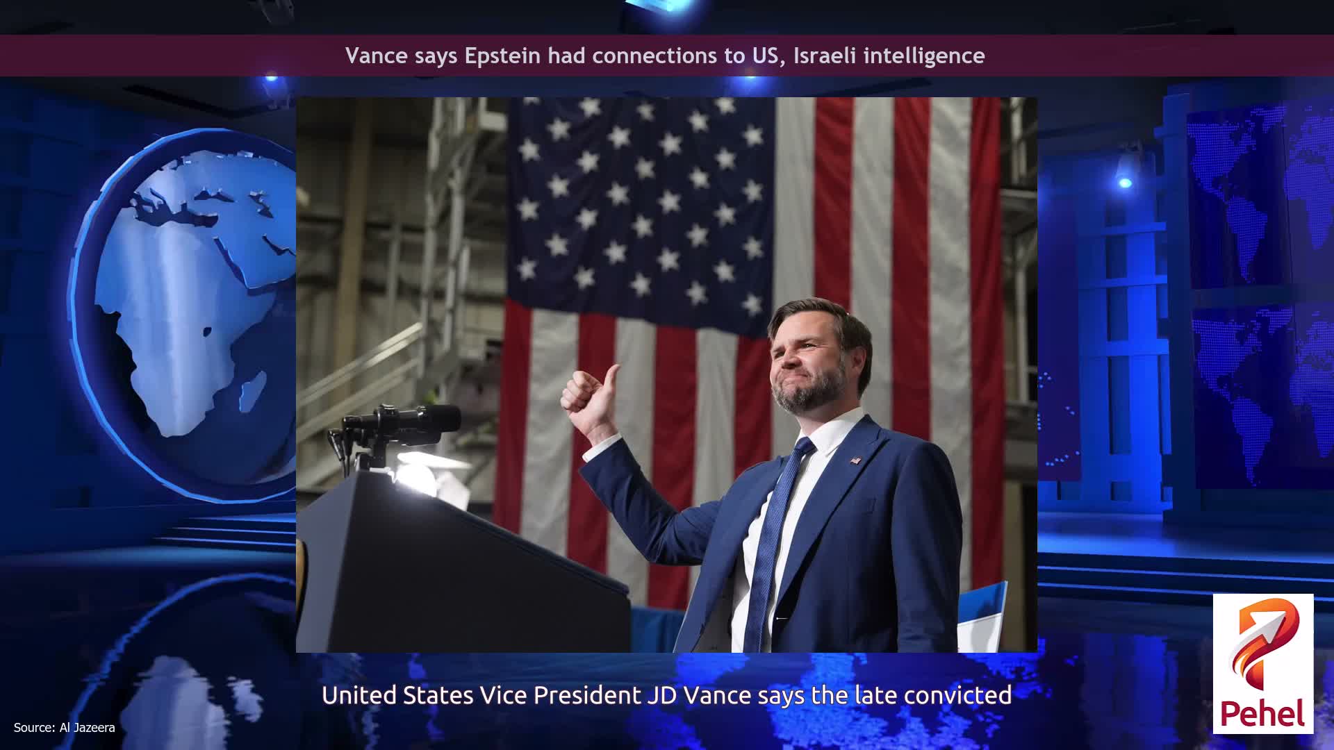 Vance says Epstein had connections to US, Israeli intelligence
