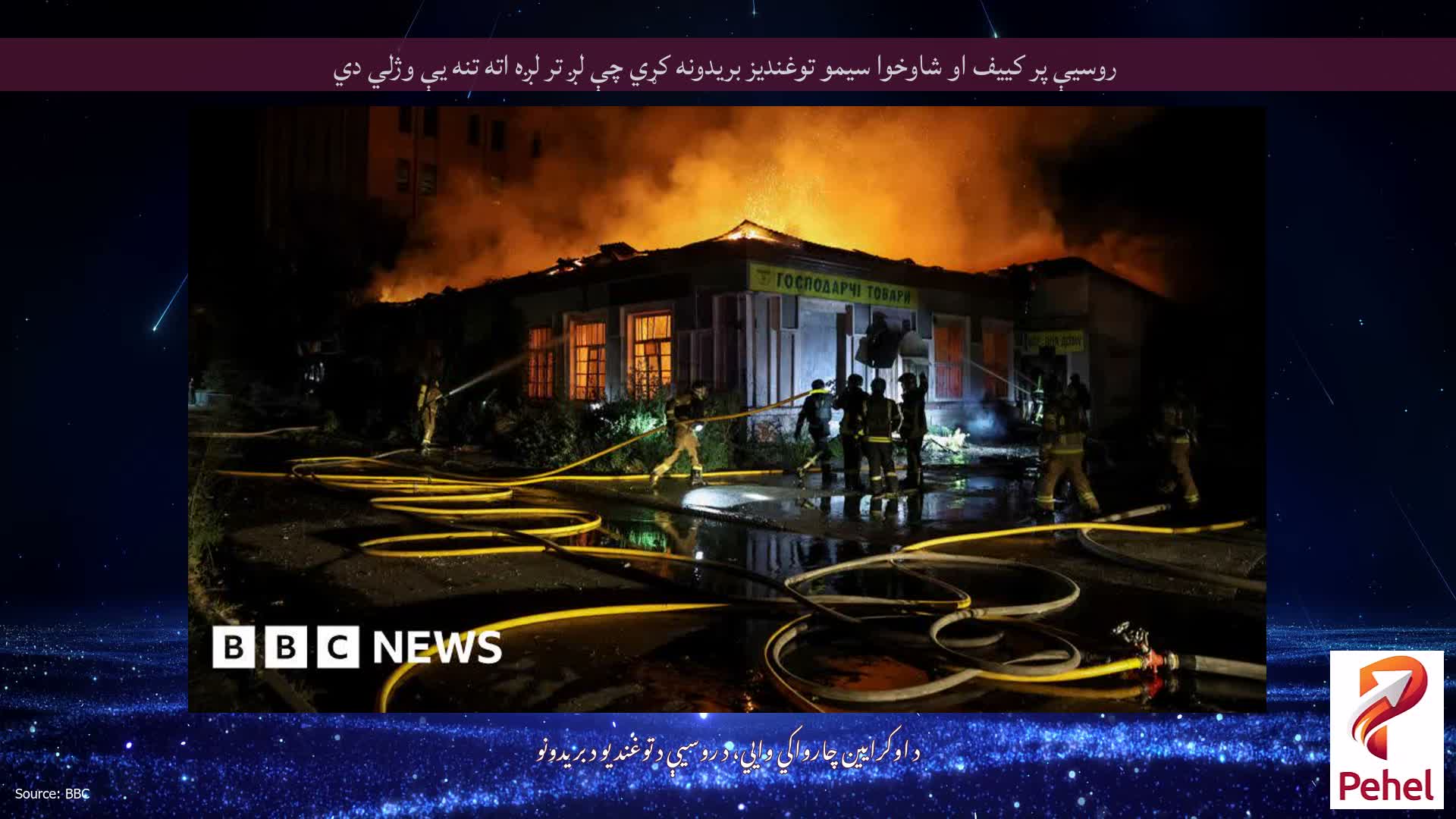 روسیې پر کییف او شاوخوا سیمو توغندیز بریدونه کړي چې لږ تر لږه اته تنه یې وژلي دي