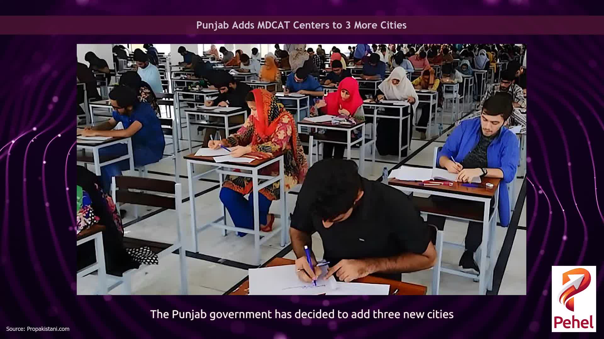 Punjab Adds MDCAT Centers to 3 More Cities