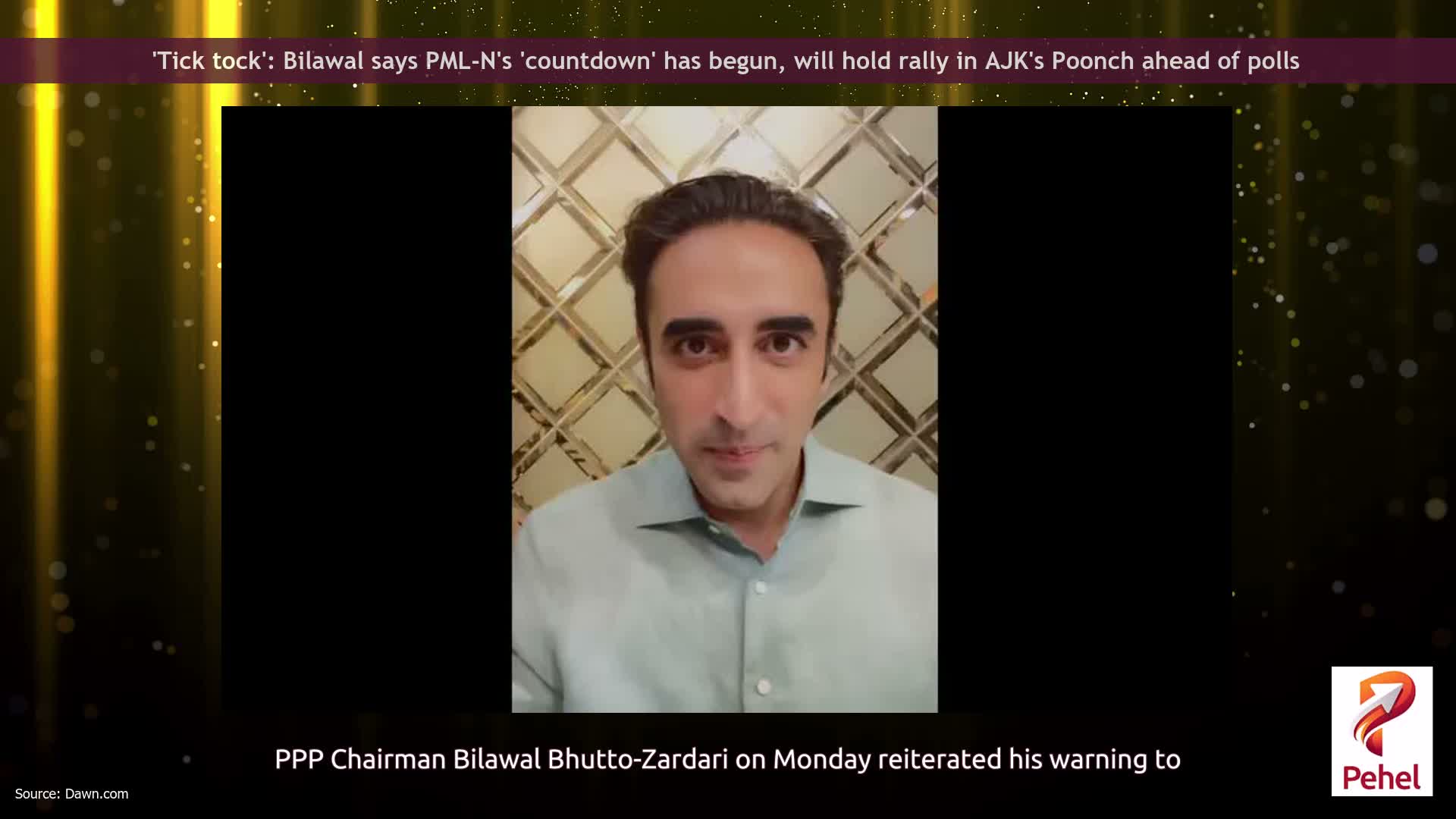 'Tick tock': Bilawal says PML-N's 'countdown' has begun, will hold rally in AJK's Poonch ahead of polls