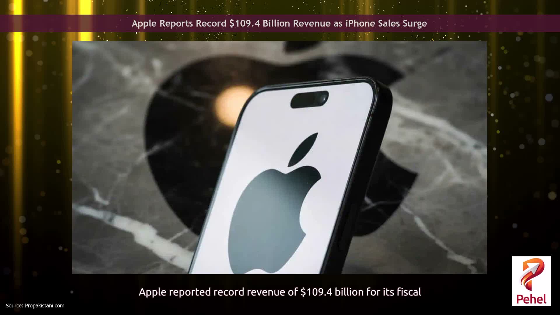 Apple Reports Record $109.4 Billion Revenue as iPhone Sales Surge