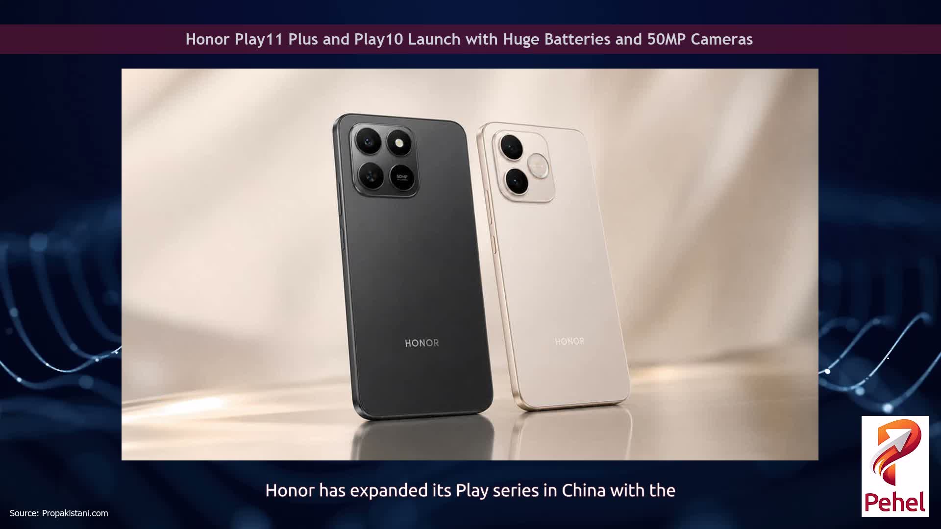 Honor Play11 Plus and Play10 Launch with Huge Batteries and 50MP Cameras