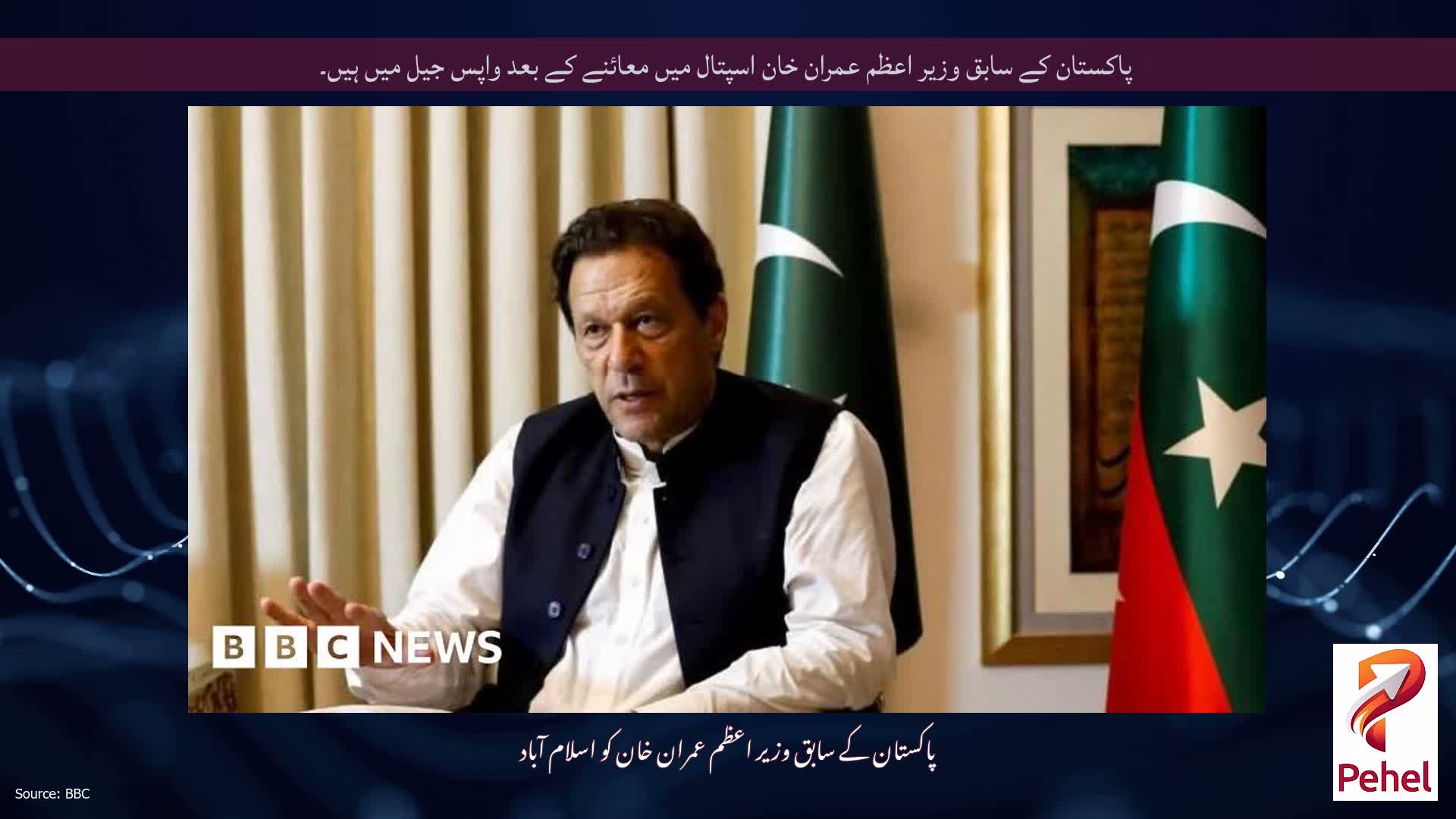 پاکستان کے سابق وزیر اعظم عمران خان اسپتال میں معائنے کے بعد واپس جیل میں ہیں۔