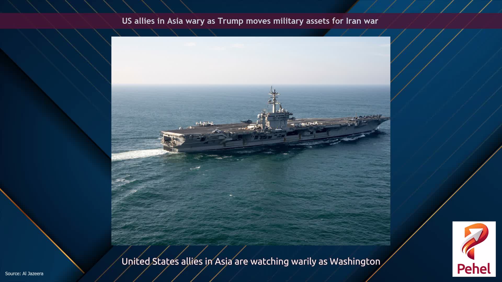 US allies in Asia wary as Trump moves military assets for Iran war