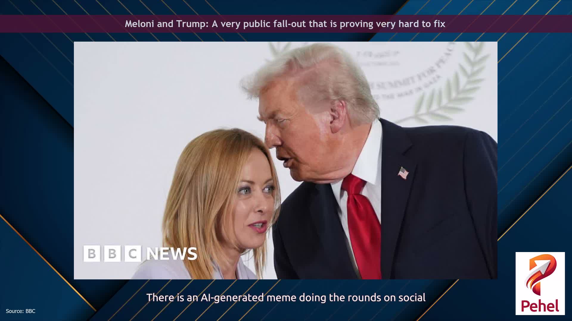Meloni and Trump: A very public fall-out that is proving very hard to fix