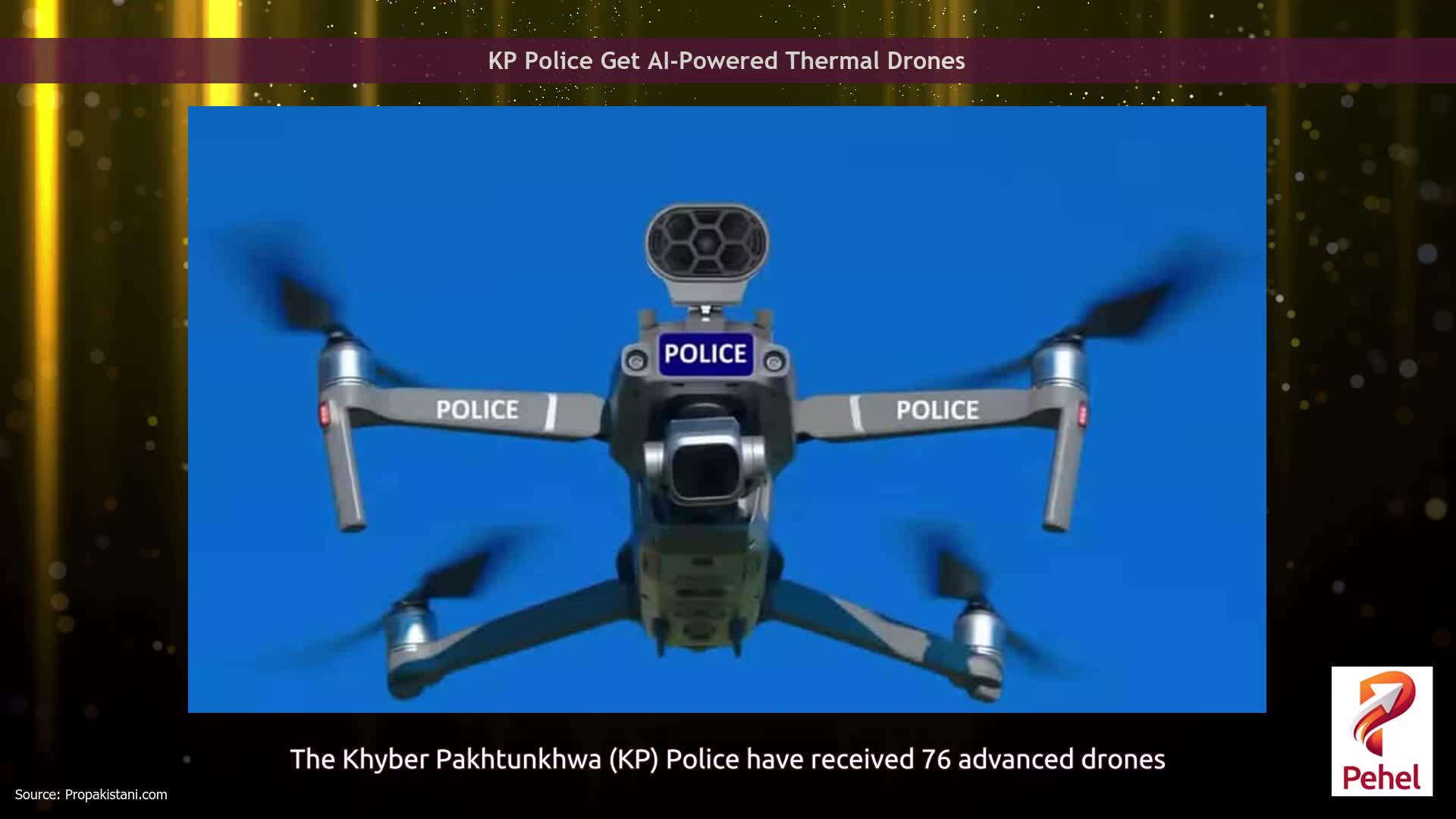 KP Police Get AI-Powered Thermal Drones