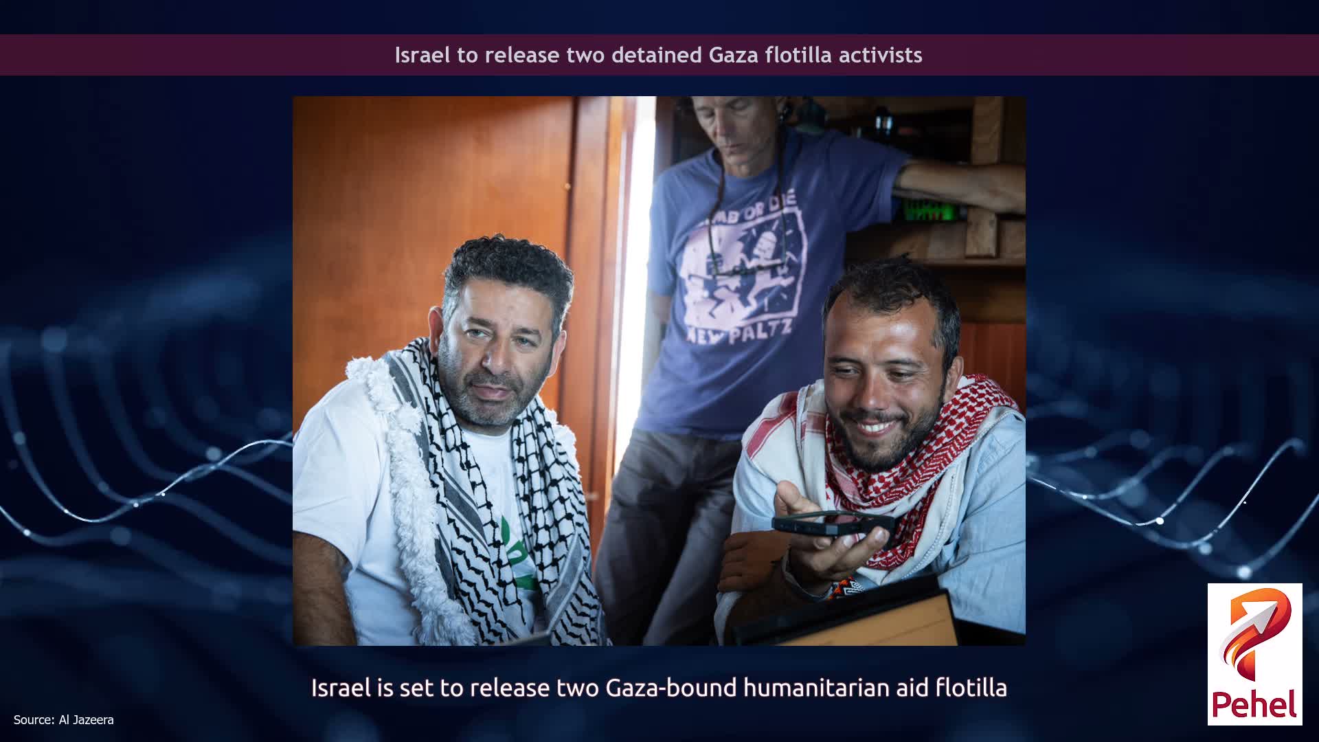 Israel to release two detained Gaza flotilla activists