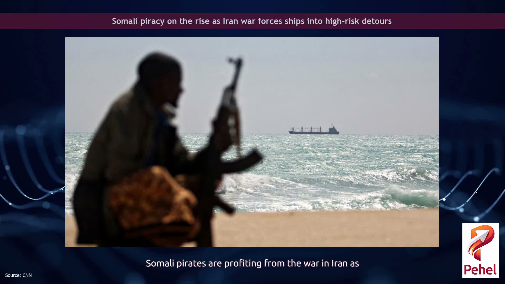 Somali piracy on the rise as Iran war forces ships into high-risk detours