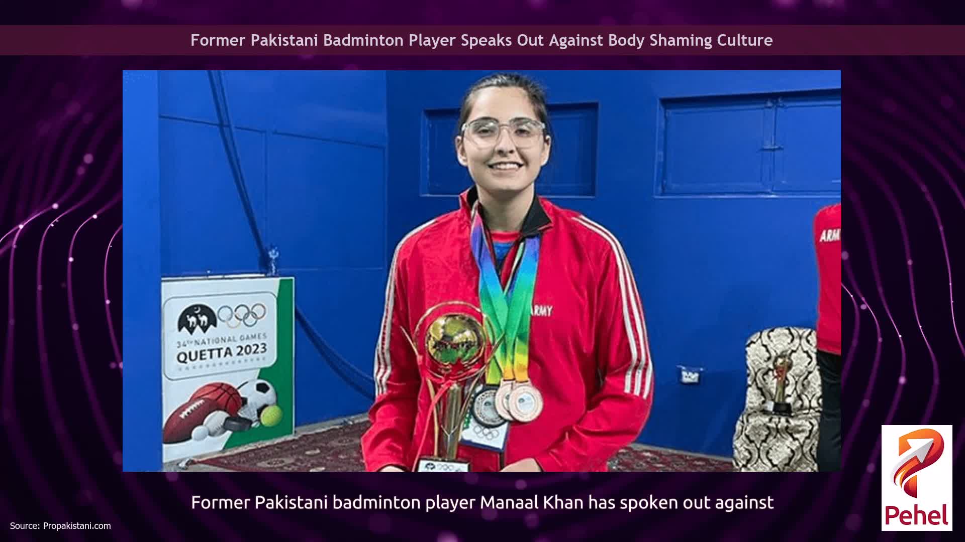Former Pakistani Badminton Player Speaks Out Against Body Shaming Culture