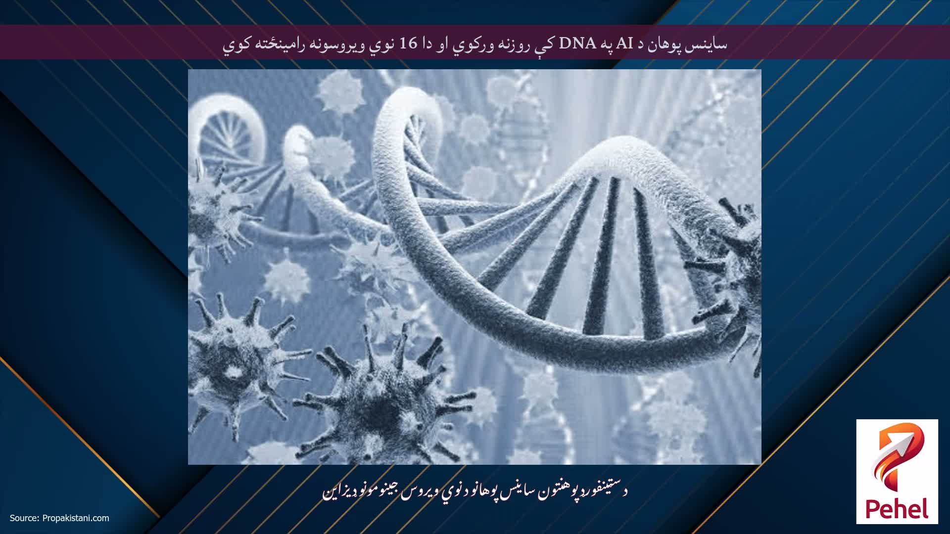 ساینس پوهان د AI په DNA کې روزنه ورکوي او دا 16 نوي ویروسونه رامینځته کوي