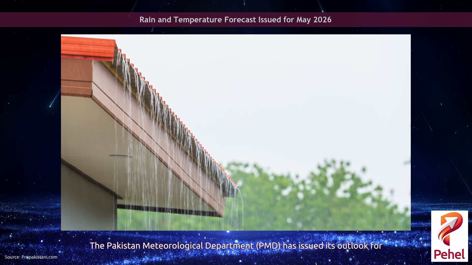 Rain and Temperature Forecast Issued for May 2026