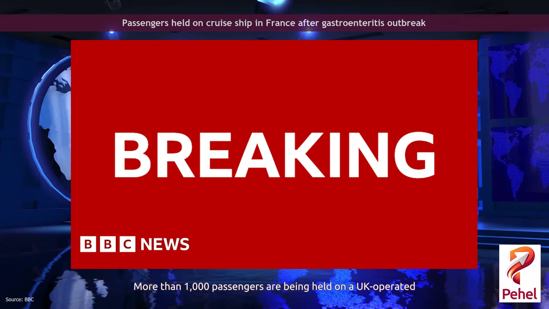 Passengers held on cruise ship in France after gastroenteritis outbreak